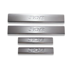 Peugeot Uyumlu 308 2007-2013 Kapı Eşiği Paslanmaz Çelik