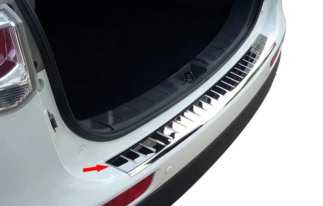Mitsubishi Outlander Uyumlu 3 Krom Arka Tampon Eşiği 2013 Üzeri