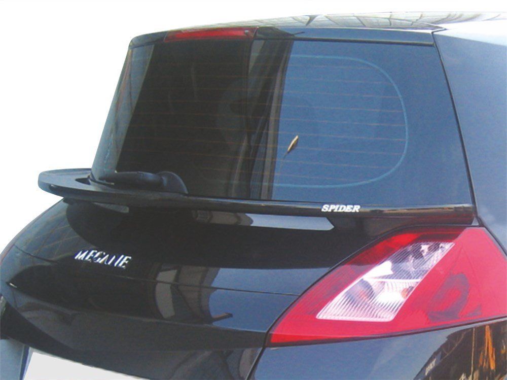 Renault Megane Uyumlu 2 Hatchback Spoiler Cam Altı Fiber 2003-2008