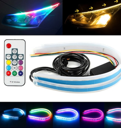 Kayar Ön Far Ledi 7 Renkli / Laam538-8