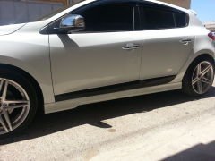 Renault Megane Uyumlu 3 Marşpiyel 2 Parça Fiber 2008 Ve Sonrası