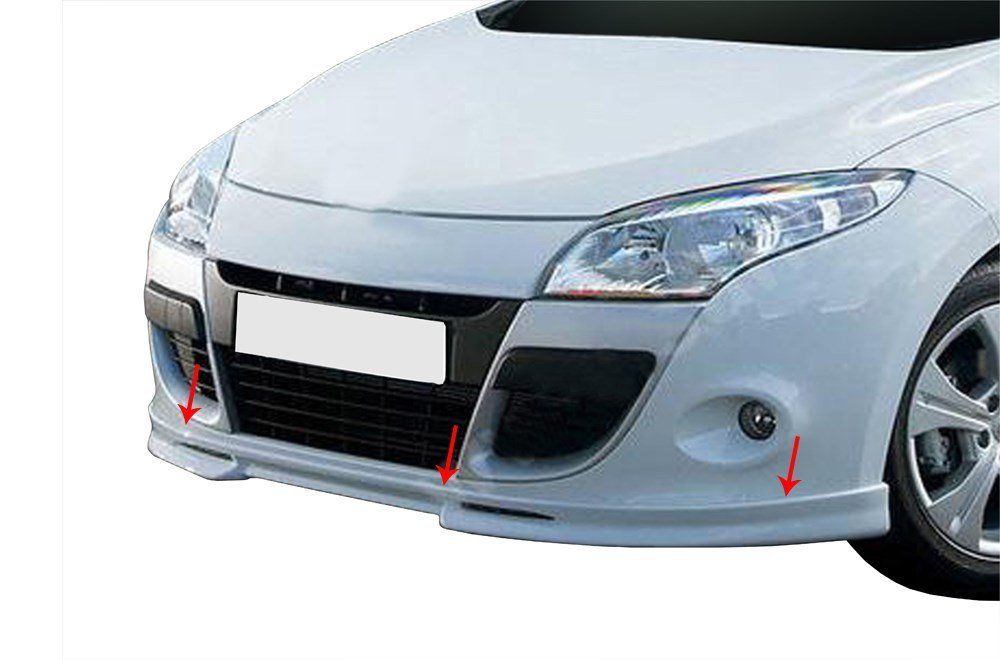 Renault Megane Uyumlu 3 Ön Tampon Altı Fiber 2008 Ve Sonrası