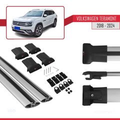 Volkswagen Teramont 2018 ve Sonrası ile Uyumlu FLY Model Ara Atkı Tavan Barı GRİ