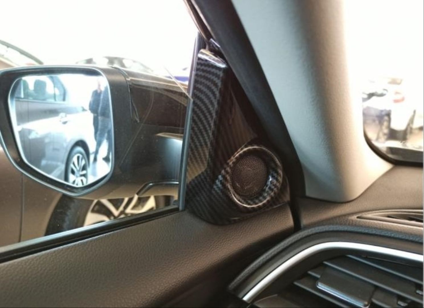 Honda Civic Uyumlu Fc5 2016-2020 Karbon Tweeter Kaplama