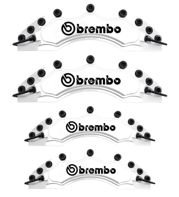 Alfa Romeo Alfasud Uyumlu Brembo Beyaz Kaliper Kapağı 4 Parça Ön Arka Set