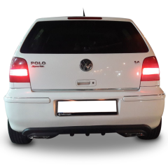 Volkswagen Polo Uyumlu 1999-2002 Egzoz Görünümlü Universal Difüzör (Plastik)