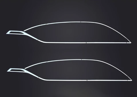 Renault Uyumlu Captur Icon 2020+ 18 Parça Cam Çerçevesi
