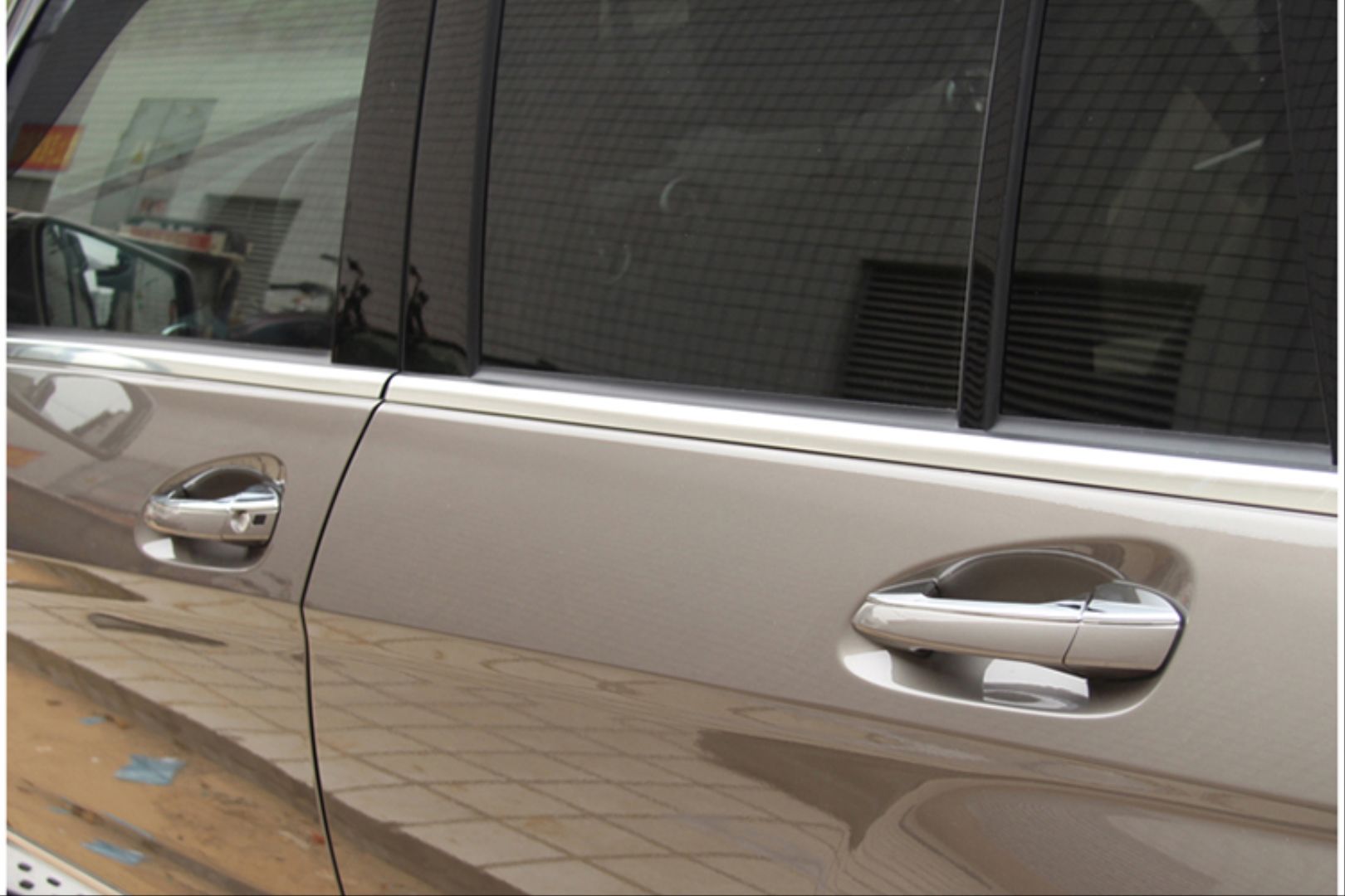 Mercedes W177 Uyumlu / W205 / W213 / Glc Kapı Kolu Kaplama Nikelaj