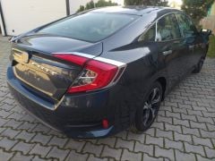 Honda Civic Uyumlu Fc5 2016-2021 Arka Stop Kaplama 4 Parça Nikelaj