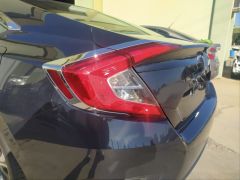 Honda Civic Uyumlu Fc5 2016-2021 Arka Stop Kaplama 4 Parça Nikelaj