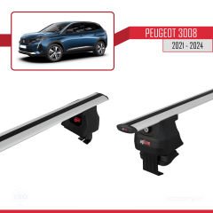 Peugeot 3008 2021 ve Sonrası ile uyumlu ACE-4 Ara Atkı Tavan Barı GRİ