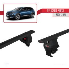 Peugeot 3008 2021 ve Sonrası ile uyumlu ACE-4 Ara Atkı Tavan Barı SİYAH