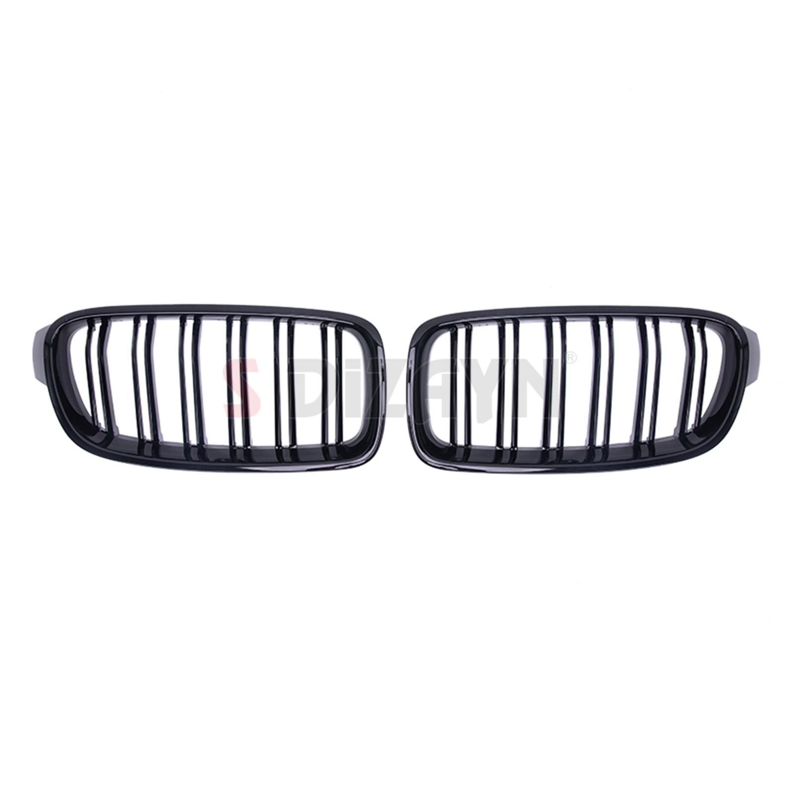 S-Dizayn Bmw 3 Serisi F30/F31/F35 Ön Panjur Böbrek Parlak Siyah Piano Black M3 Model 2012-2017