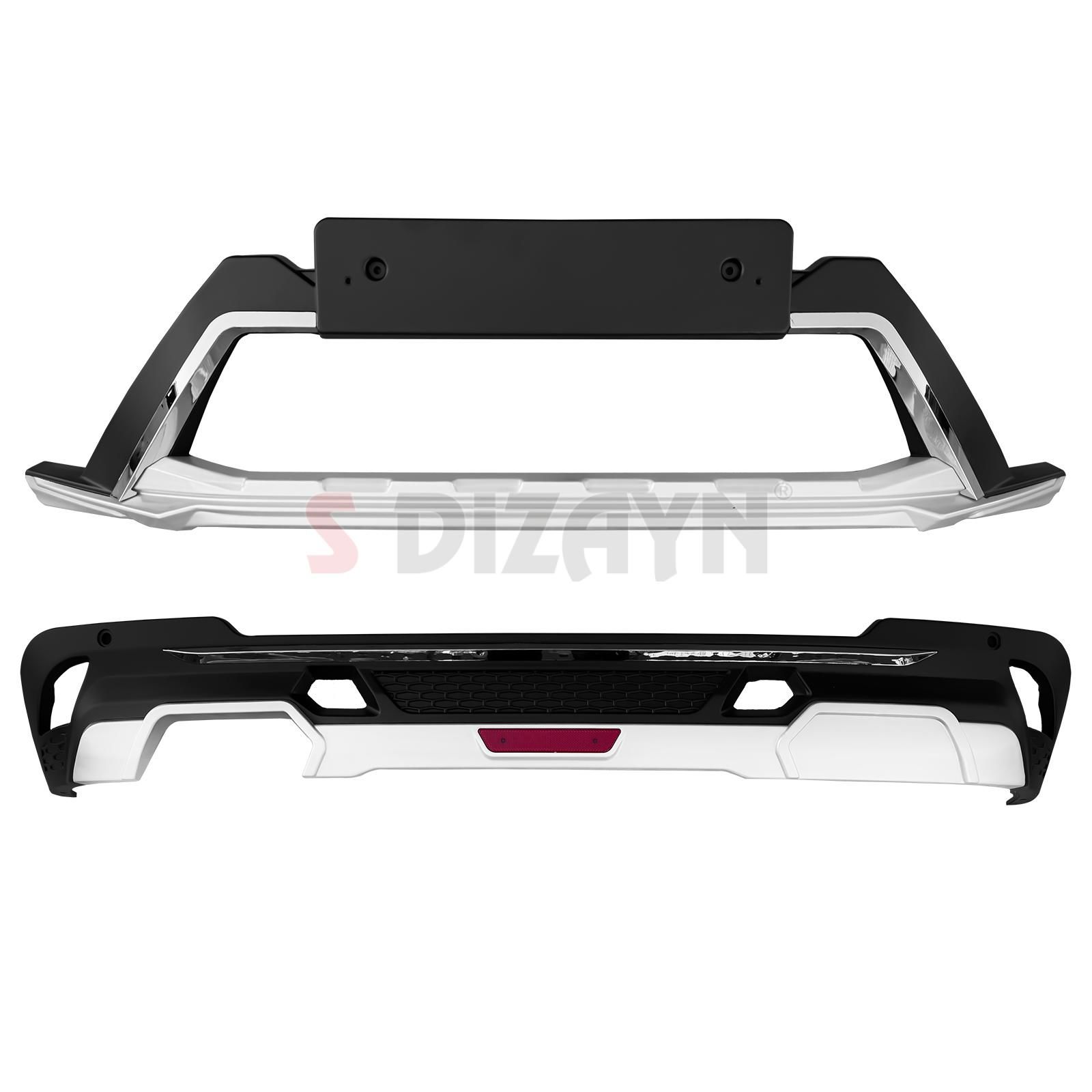 S-Dizayn Tiguan 2 Ön ve Arka Tampon Koruma Difüzör Seti 2016 Üzeri A+ Kalite