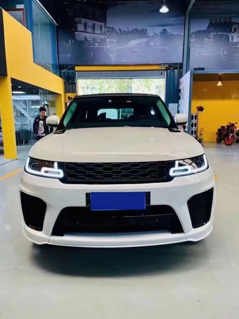 Rr Sport Uyumlu 2014-2017 İçin 2018+ Svr Facelift Body Kit (4 Lens Far Ve LED Stop