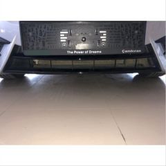 Honda Civic Uyumlu Fc5 2016-2020 Ön Tampon Alt Çıta Black 2 Parça