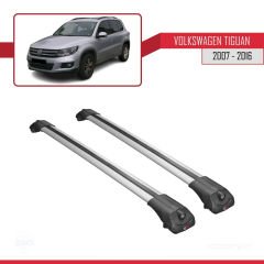 Volkswagen Tiguan 2007-2016 Arası ile uyumlu ACE-1 Ara Atkı Tavan Barı GRİ