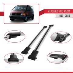 Mercedes Vito (W638) 1996-2003 Arası ile uyumlu FLY Model Ara Atkı Tavan Barı GRİ