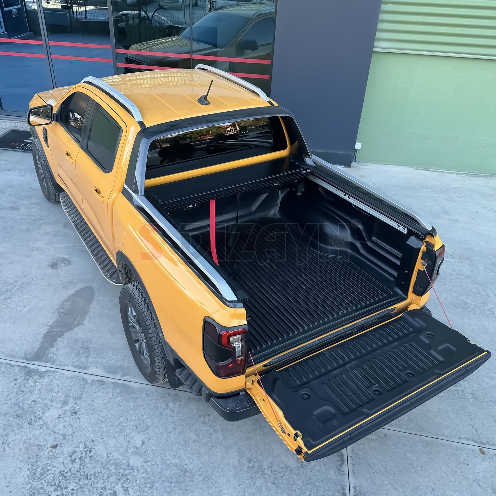 S-Dizayn Ford Ranger 4 S-Back Sürgülü Kapak Siyah V1 2023 Üzeri