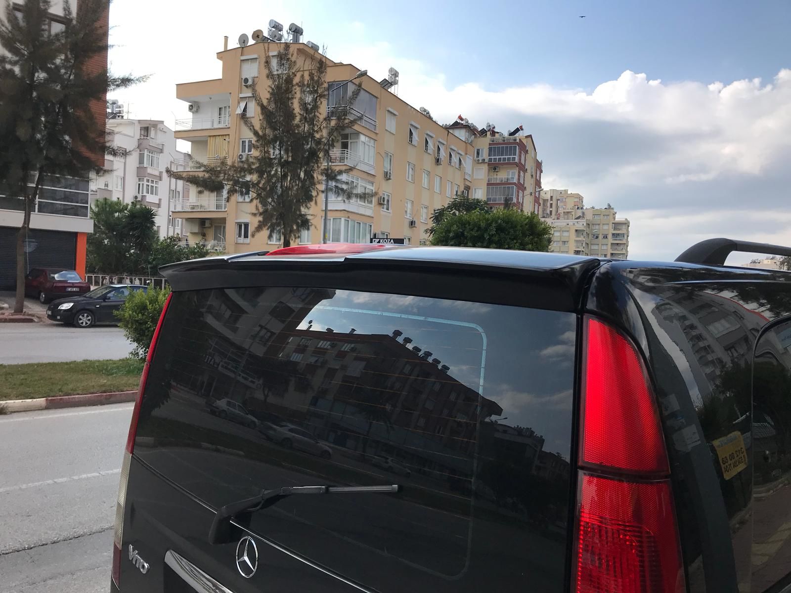 Mercedes Vito Uyumlu W639 Spoiler Bagaj Gt 2 Parça Fiber 2004-2014