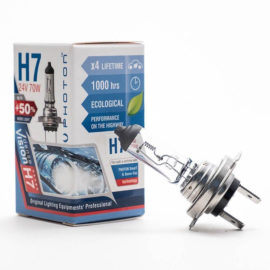 H7 24V Uyumlu 70W Ultra 0,5 Fazla Işık