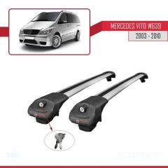 Mercedes Vito (W639) 2003-2010 Arası ile uyumlu ACE-1 Ara Atkı Tavan Barı GRİ