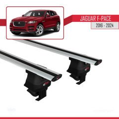 Jaguar F-Pace 2016 ve Sonrası ile uyumlu ACE-4 Ara Atkı Tavan Barı GRİ