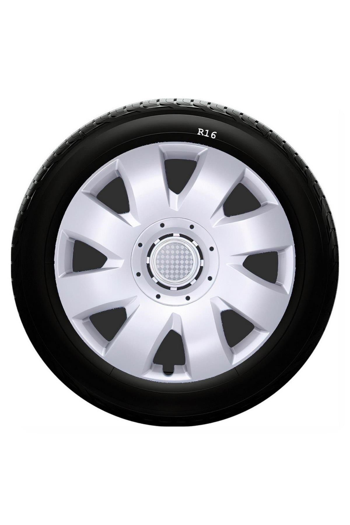 Dacia Uyumlu 16 Inç Kırılmaz SKS Jant Kapağı 1 Takım 4 Adet No:426