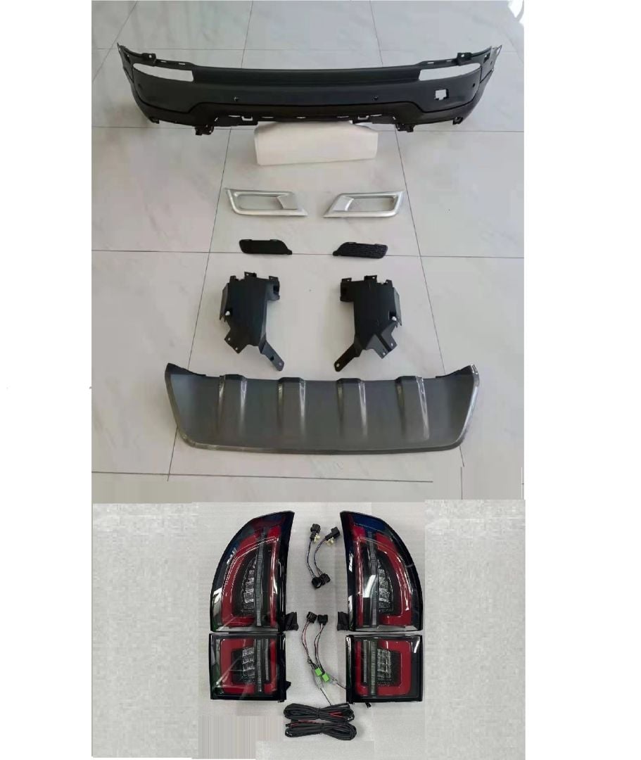 Discovery Sport Uyumlu 15-19 İçin 2020 Makyajlama Arka Tampon Ve Stop Seti Parça