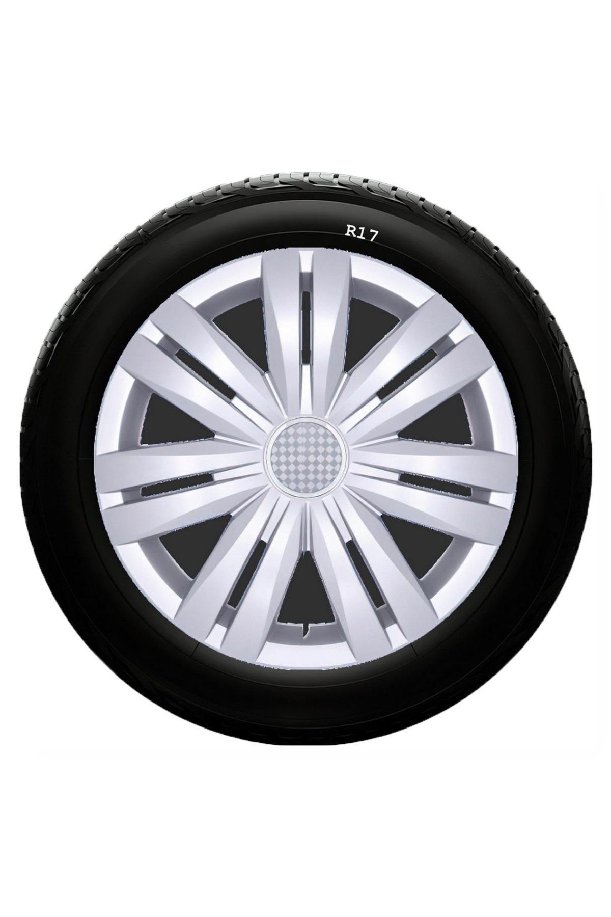 Dacia Uyumlu 17 Inc Kırılmaz SKS Jant Kapağı 1 Takım 4 Adet No:501