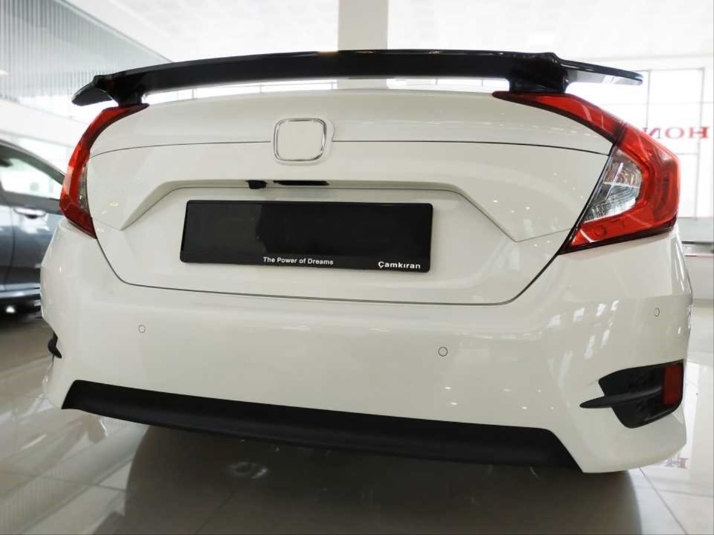 Honda Civic Uyumlu Fc5 2016-2020 Bagaj Üstü Spoiler(Çıkıntılı Model) (Boyasız)