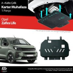 S-Dizayn Opel Zafira Life Çelik Karter Muhafaza Koruma 2020 Üzeri A+ Kalite