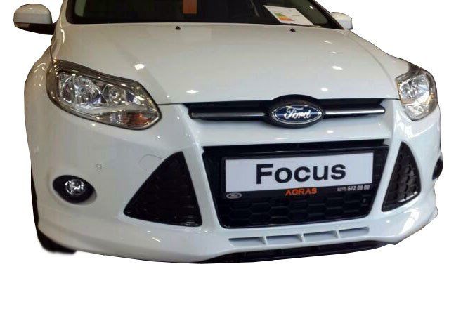 Ford Focus Uyumlu 3 Hatchback (2012-2015) Ön Tampon Ek (Plastik)