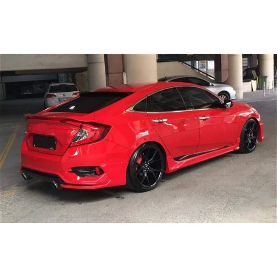 Honda Civic Uyumlu Fc5 2016-2020 Turbo Body Kit Arka Ek