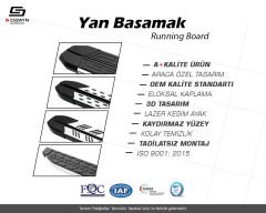 S-Dizayn TOGG T10X NewLine Aluminyum Yan Basamak 203 Cm 2023 Üzeri