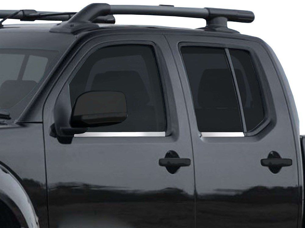 Nissan Navara Uyumlu Cam Çıtası 4 Parça  Krom 2006-2015