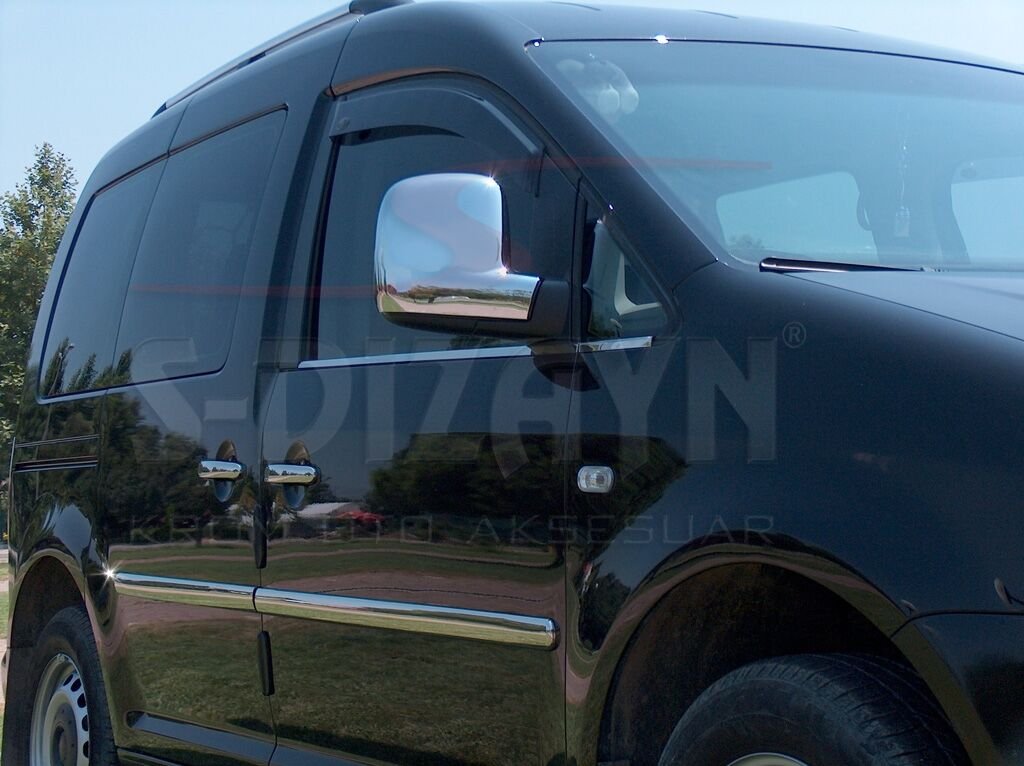 S-Dizayn VW Caddy Abs Krom Ayna Kapağı 2 Prç 2004-2015
