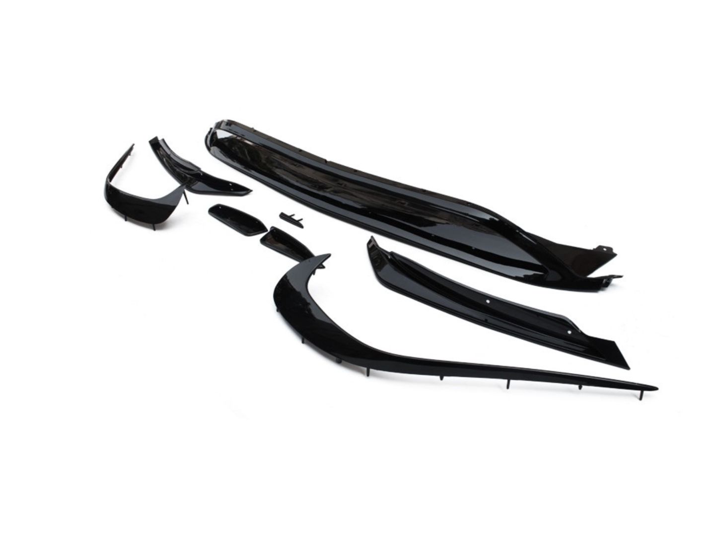 Mercedes Cla Uyumlu 45 2016-2018 Ön Tampon Aero Kit (Amg Donanım İçin)