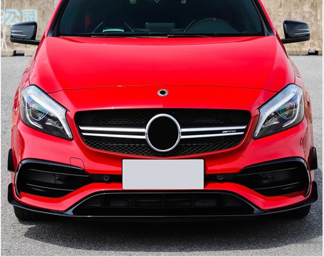 Mercedes Cla Uyumlu 45 2016-2018 Ön Tampon Aero Kit (Amg Donanım İçin)