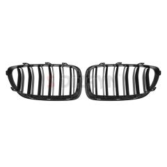 S-Dizayn Bmw 5 Serisi F10/F11/F18 Ön Panjur Böbrek Parlak Siyah Piano Black M5 Model 2010-2016