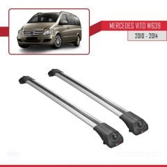 Mercedes Vito (W639) 2010-2014 Arası ile uyumlu ACE-1 Ara Atkı Tavan Barı GRİ