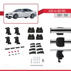Audi A4 (B8/8K) 2007-2012 Arası ile uyumlu ACE-4 Ara Atkı Tavan Barı GRİ