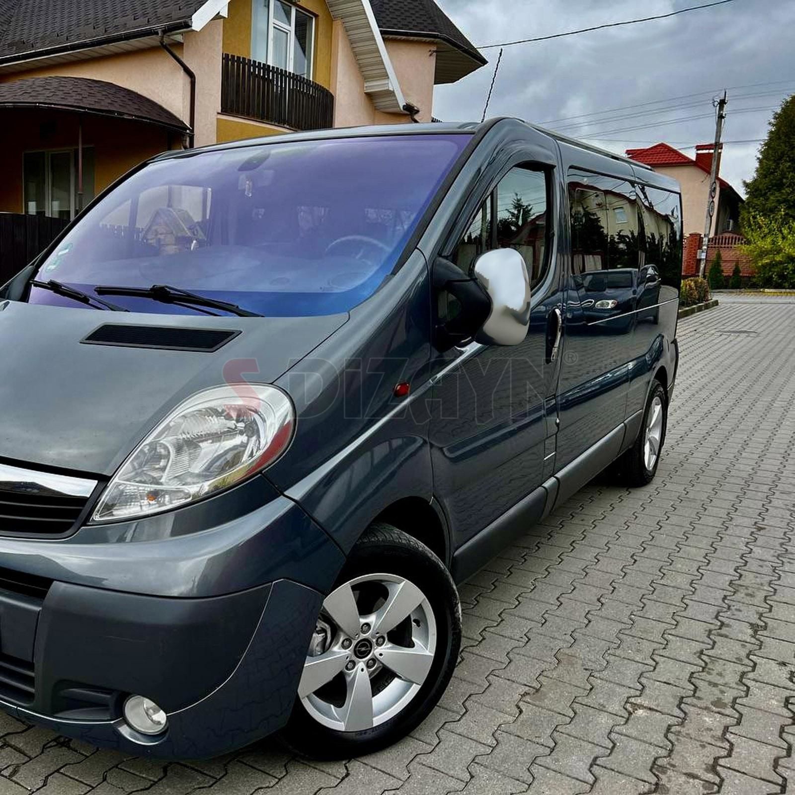 S-Dizayn Opel Vivaro ABS Krom Ayna Kapağı 2 Prç 2010-2014