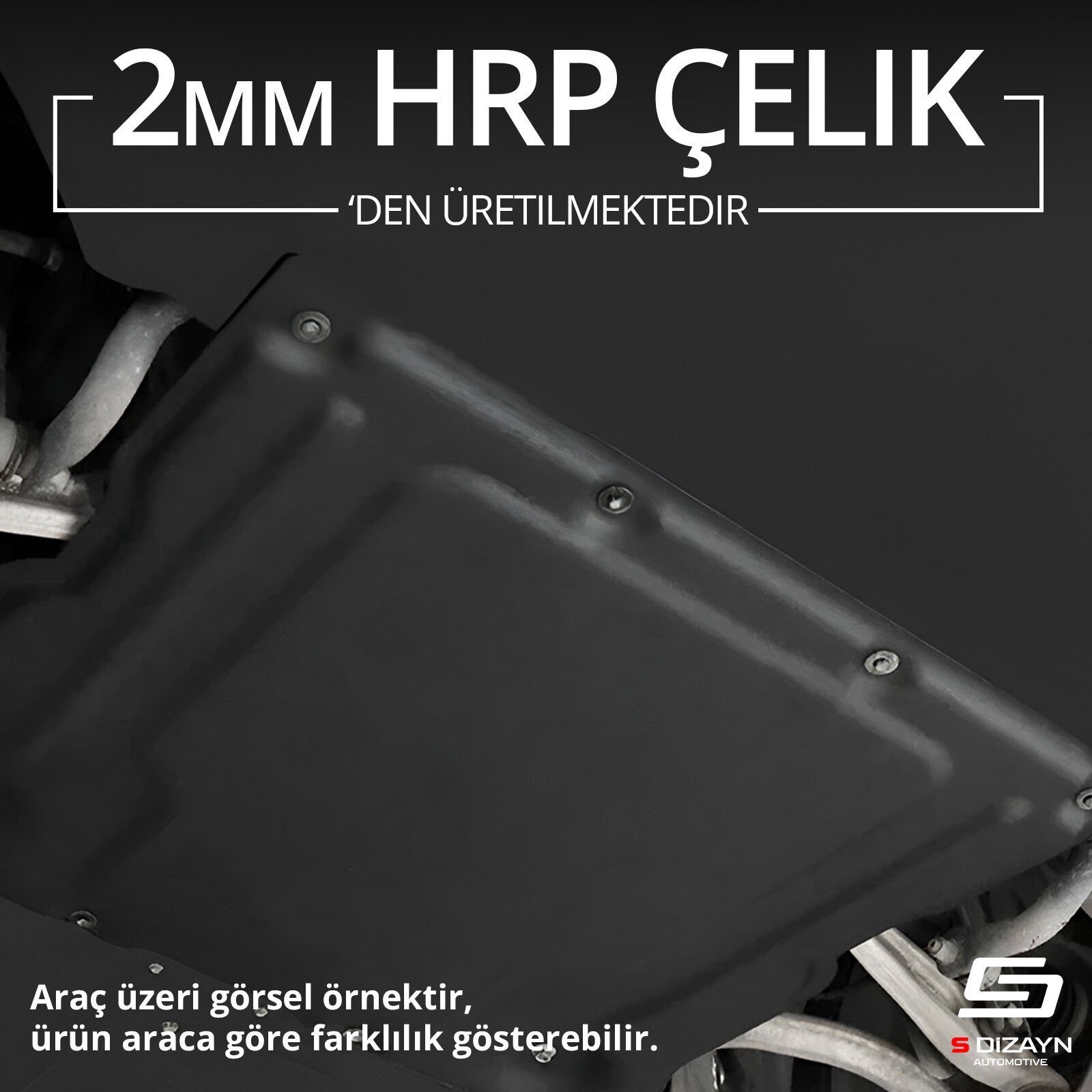 S-Dizayn VW T-Cross Çelik Karter Muhafaza Koruma 2019 Üzeri A+ Kalite