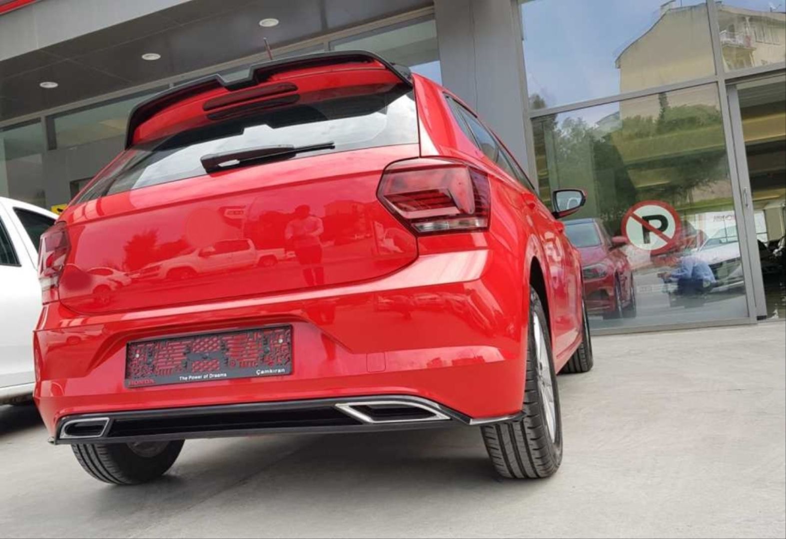 Volkswagen Polo Uyumlu 2019+ Oettinger Spoiler - Piano Black (Parlak Siyah)