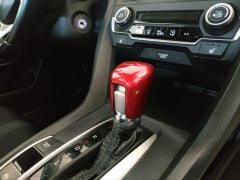 Honda Civic Uyumlu Fc5 2016-2020 Vites Topuzu Kaplama Kırmızı