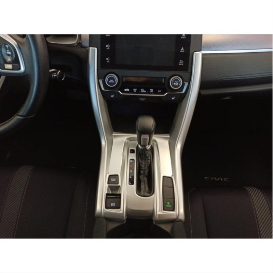 Honda Civic Uyumlu Fc5 2016-2020 Yeni Stil Vites Konsol Kaplama- Silver