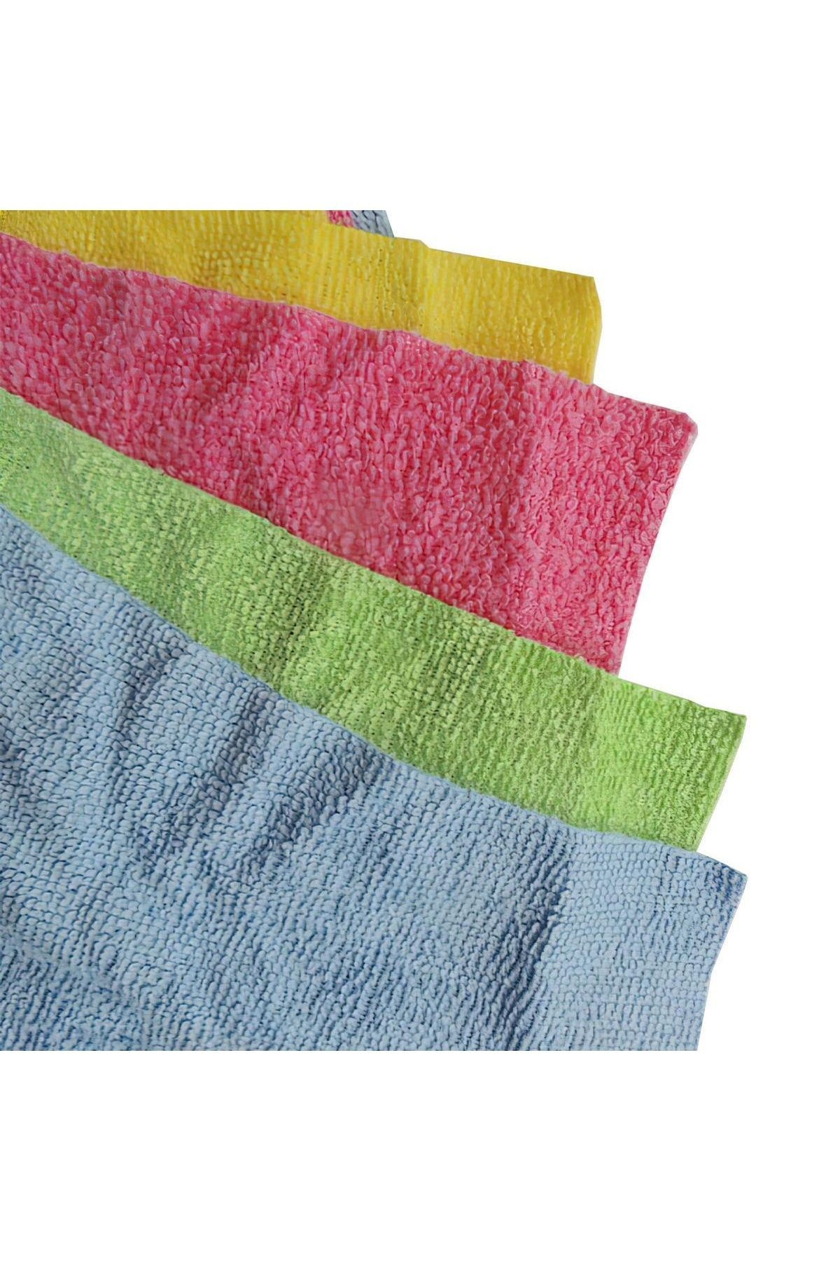 Mikrofiber Bez Oto Cam Araç Yıkama Kurulama Temizleme 4 Adet