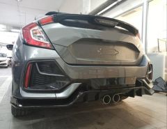Honda Civic Uyumlu Fk7 2016-2020 Hatchback Typer Arka Tampon Ek (Stok Hatası)