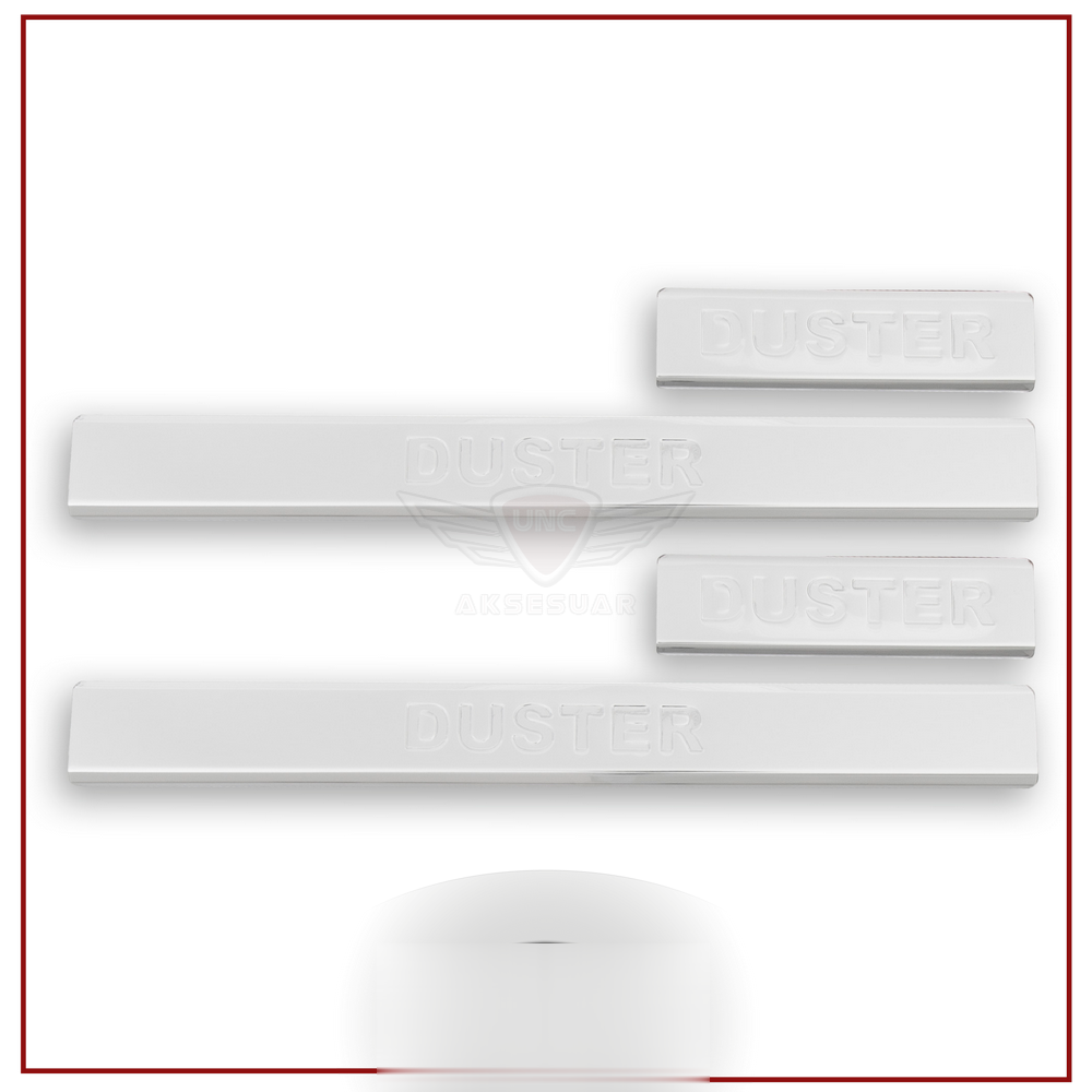 Dacia Duster Uyumlu Kapı Eşiği -2018 Paslanmaz Çelik Parça